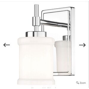 Z-Lite Cadoc 1-Light Wall Sconce, model number 622-1S-CH Chrome